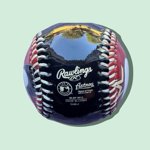 Houston Astros Souvenir Collectible- 2012 Team Graphic Baseball: Hard‑to‑Find - Picture 3 of 9